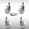 Service Caster 5'' SS Nylon Wheel Swivel 3/4'' Expanding Stem Caster Set 2 Brakes, 4PK SCC-SSEX20S514-NYS-2-TLB-2-34 - alternate 5